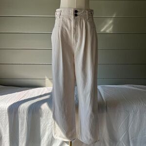 Other-stories Women's White and Cream Trousers